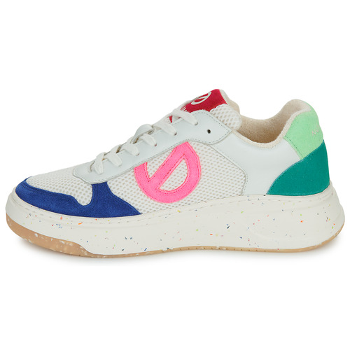No Name - BRIDGET SNEAKER W - Blanc / Bleu / Rose