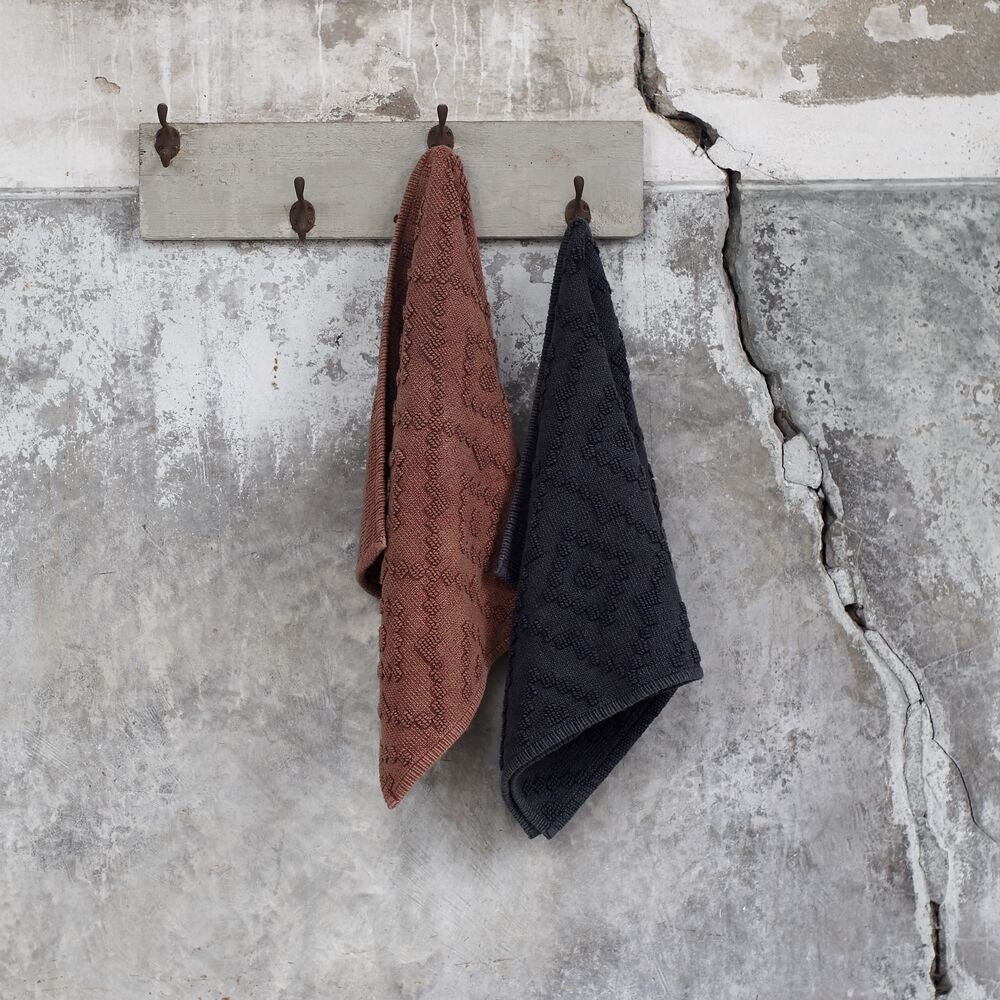 Sealskin Aztec Badmat - 60 x 90 cm - Donkergrijs