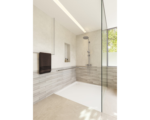 KALDEWEI SUPERPLAN CLASSIC 390-1 douchebak, 90 x 90 x 2,5 cm, alpinewit mat, 446900010711