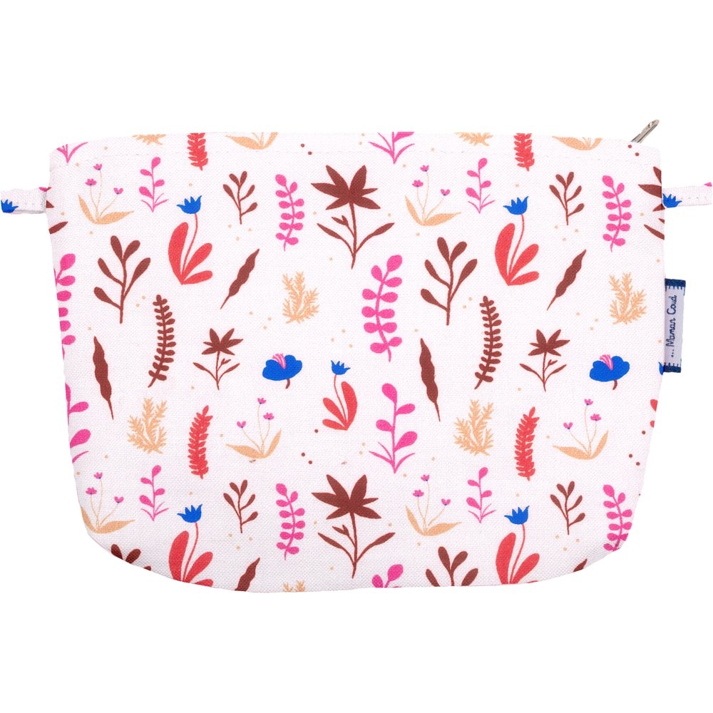 Pochette Tissu Herbier Rose
