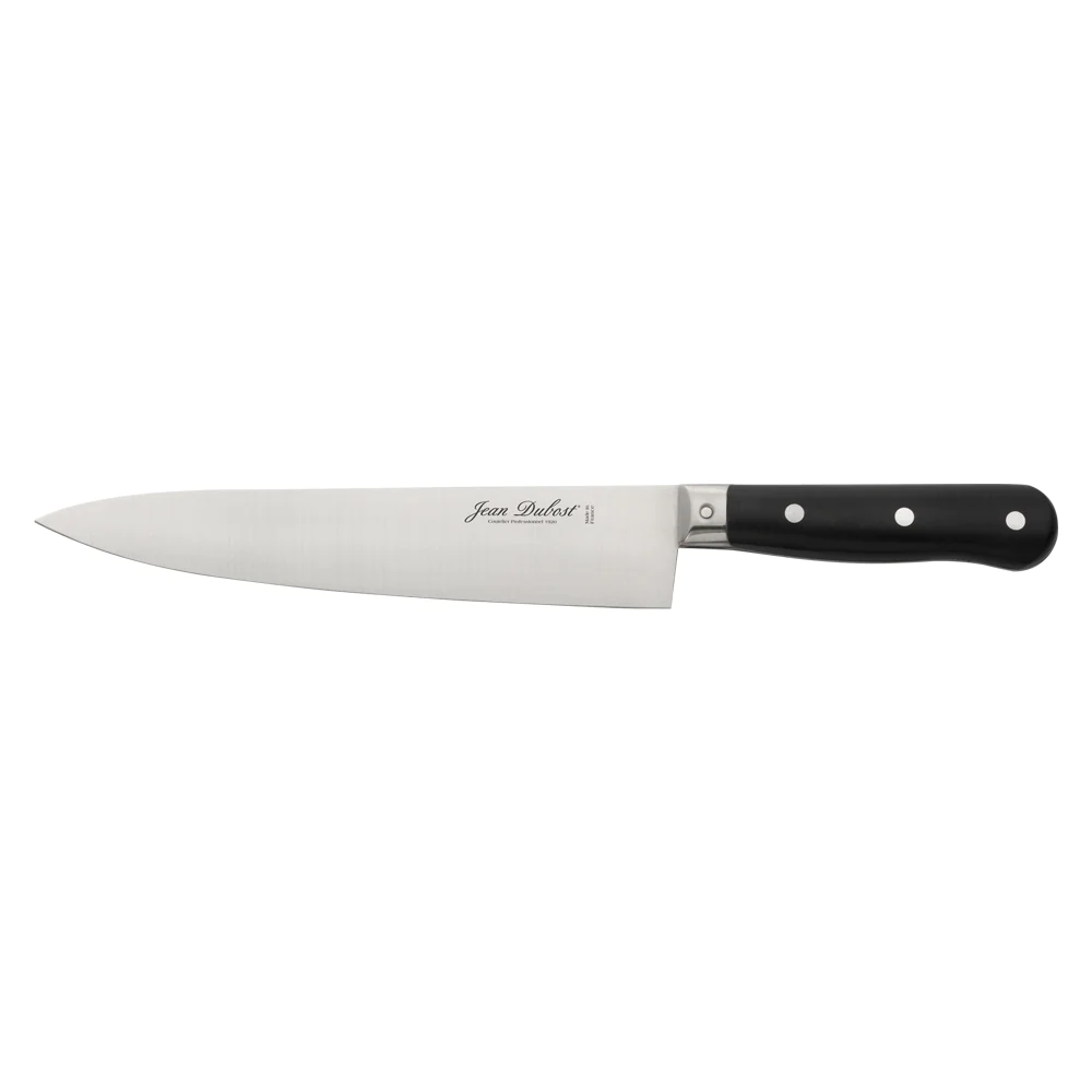 Couteau chef POM noir 20 cm Jean Dubost