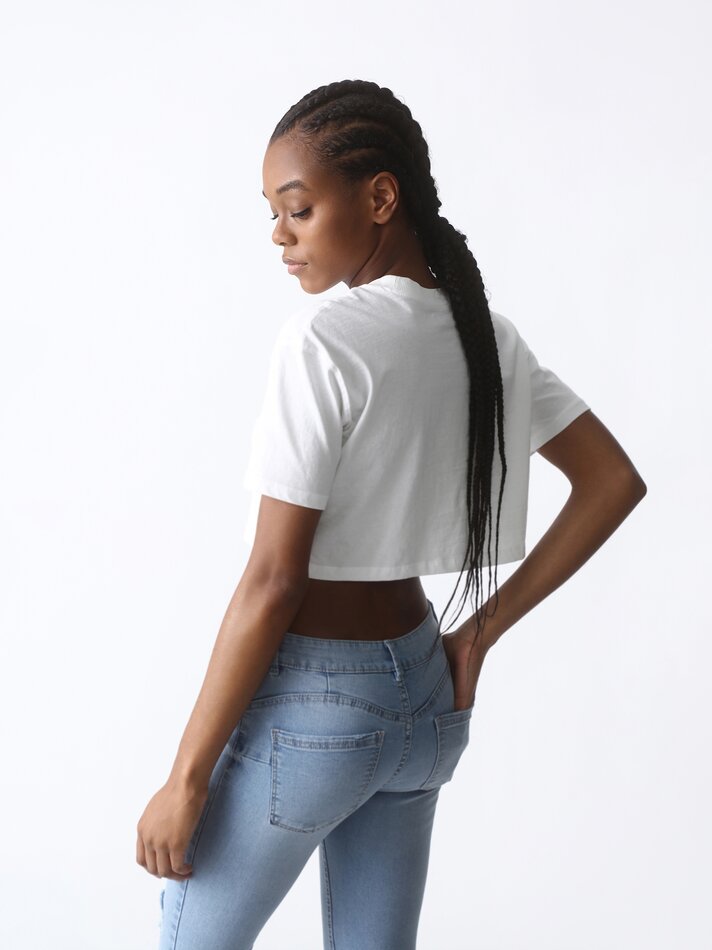 Calça jeans push-up - Índigo