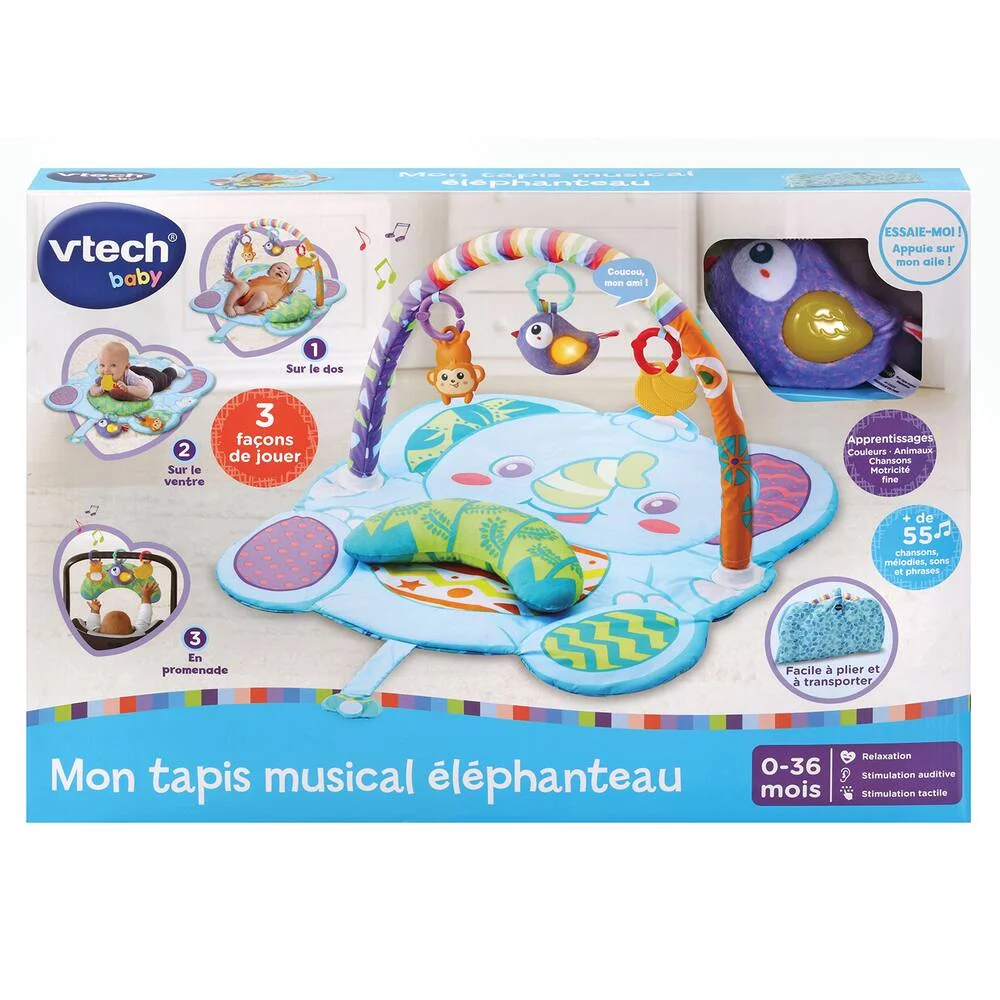 MON TAPIS MUSICAL ÉLEPHANTEAU