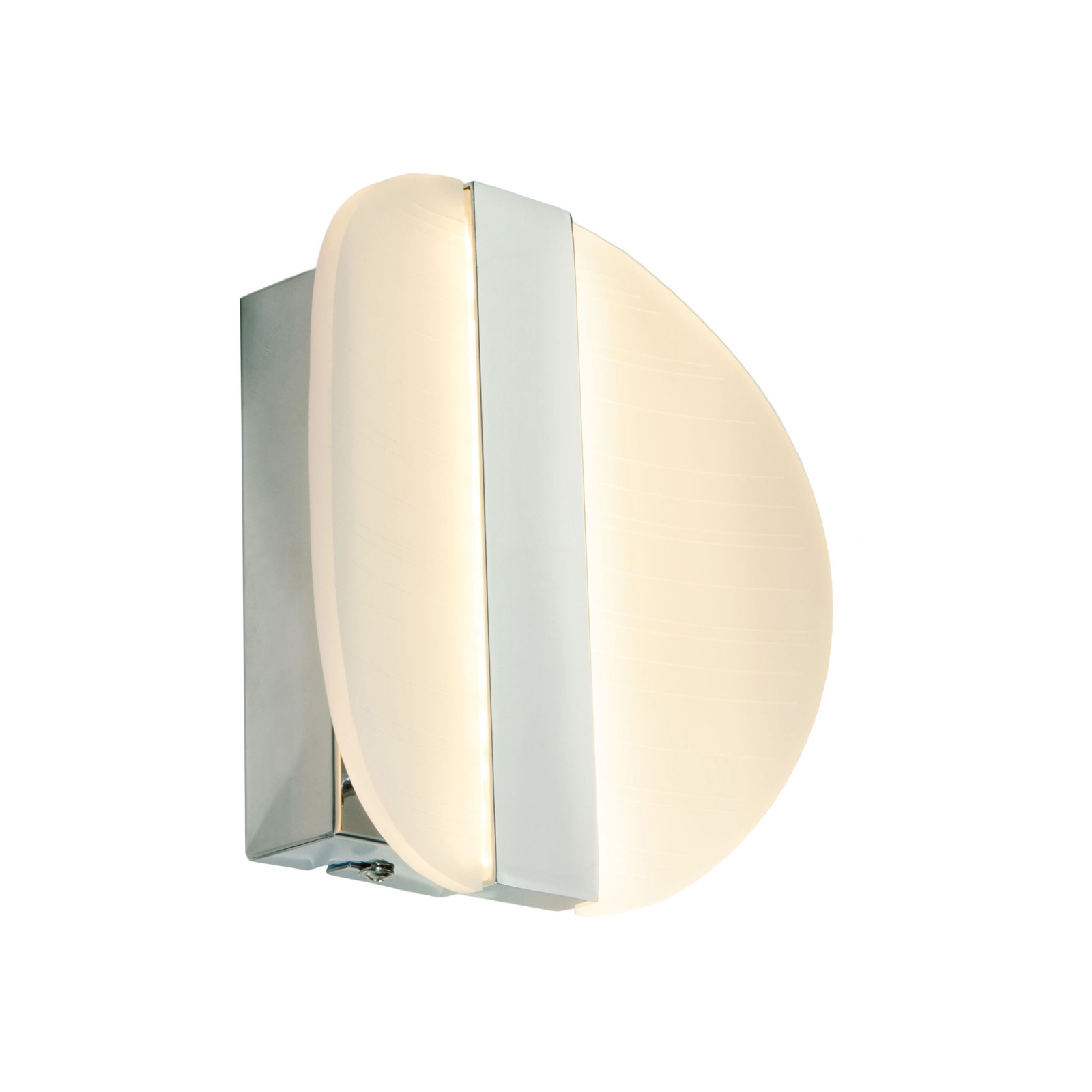 LED-Wandleuchte DENVER - Chrom - 16 cm