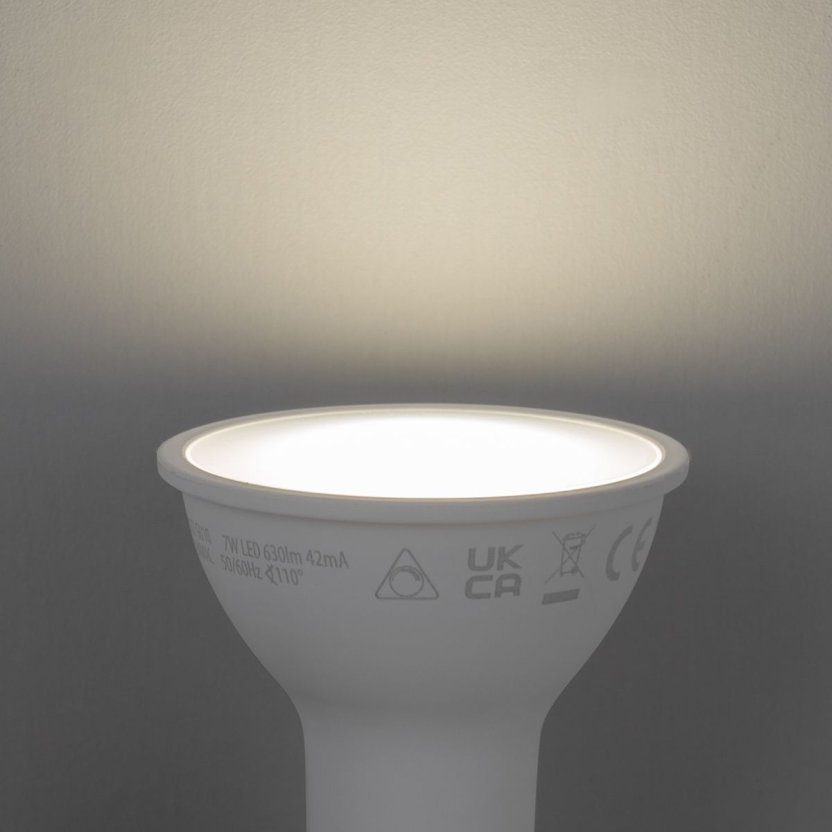 Smart GU10 50mm dimbare LED lamp opaal 7W 630 lm 4000K