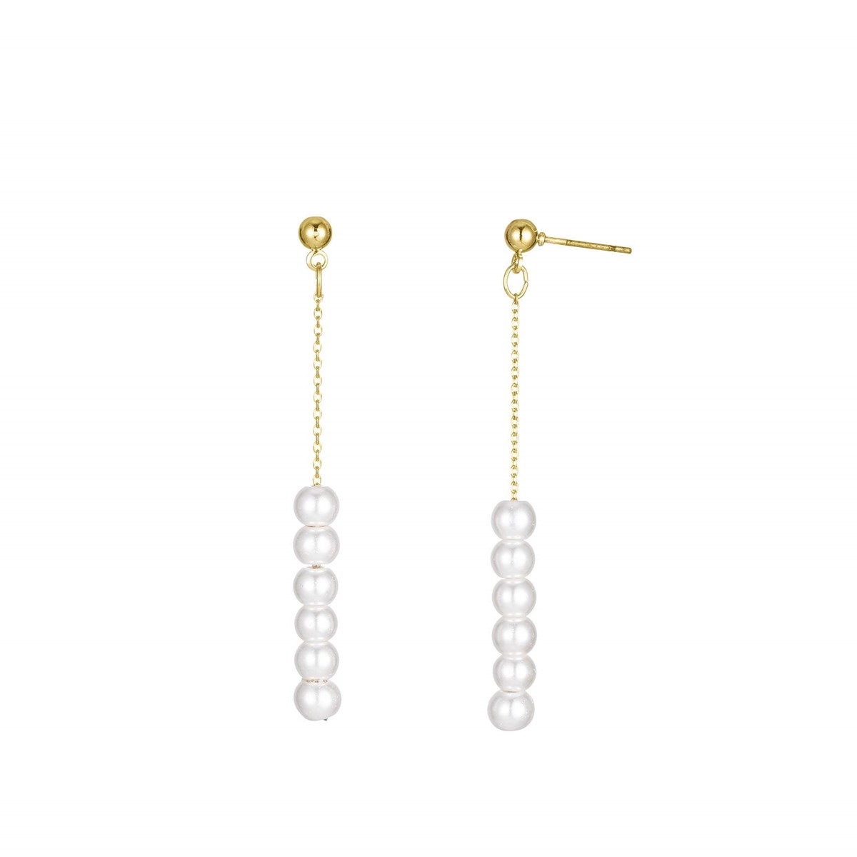 Boucles Perlines dorées