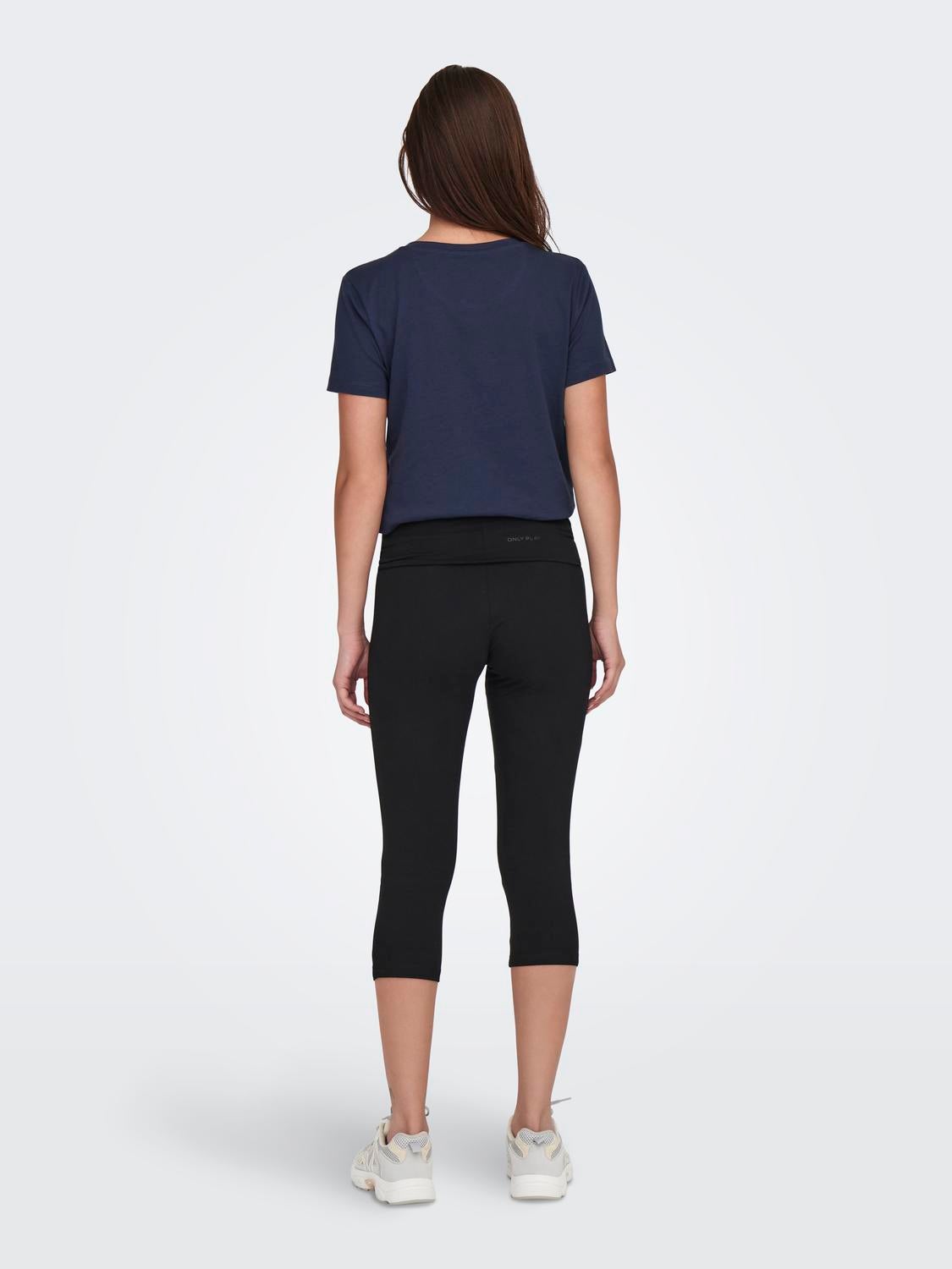 ONPFOLD Mittlere Taille Normal geschnitten Leggings Black