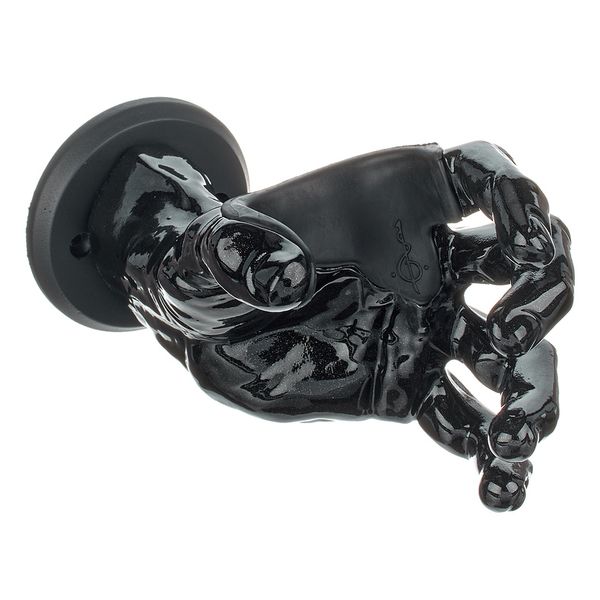 Guitar Grip Black Metallic Male Hand left