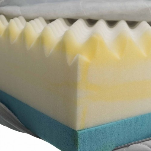 Colchão de três camadas para cães, cinza