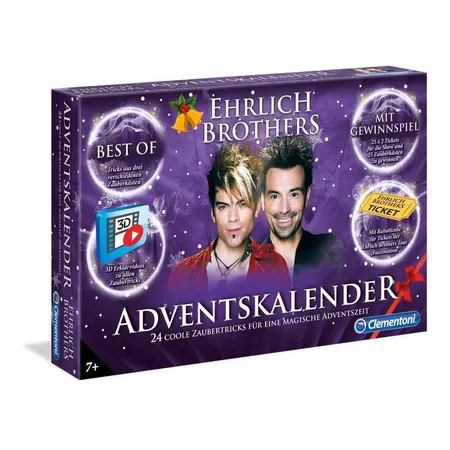 Clementoni Adventskalender Ehrlich Brothers 24 Coole Zaubertricks