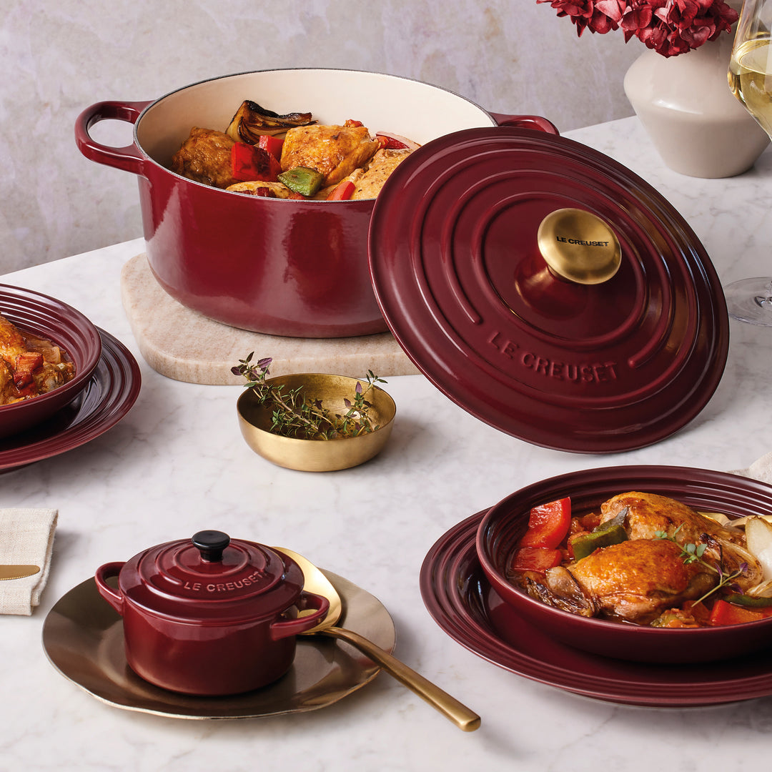 Le Creuset Signature Braadpan Ã 24 cm - Garnet