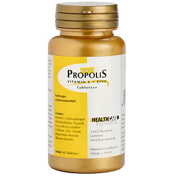 Propolis Vitamin C + Zink Tabletten, 60 St
