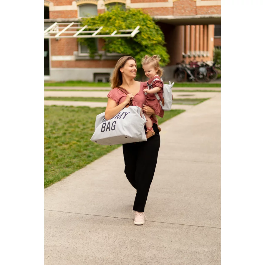 CHILDHOME Mommy Bag Canvas Grau