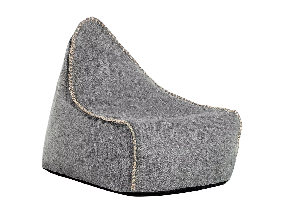 Pouf poire 200 L DROP 63 cm 75 cm Gris clair