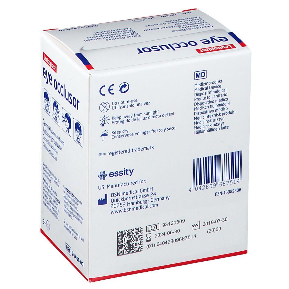 Leukoplast® eye occlusor Okklusionspflaster