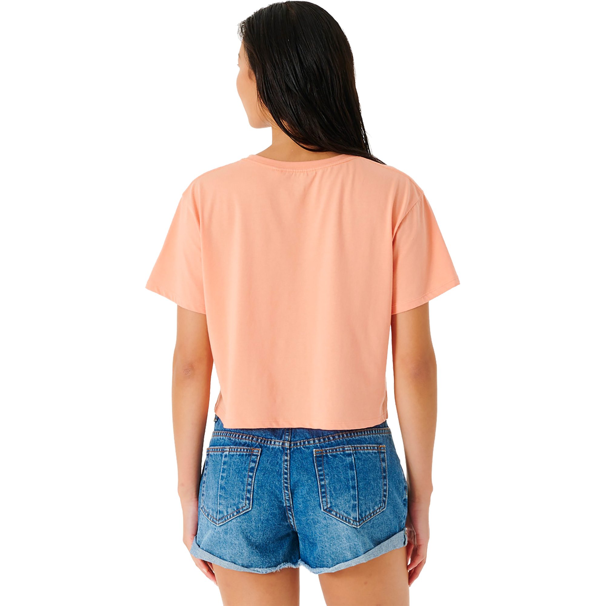 Rip Curl Always Summer Crop T-Shirt Damen light coral