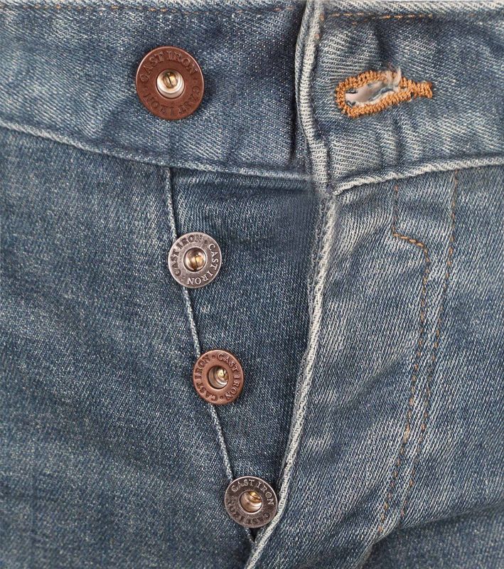 Cast Iron - Riser Jeans Lichtblauw - Heren Slim-fit
