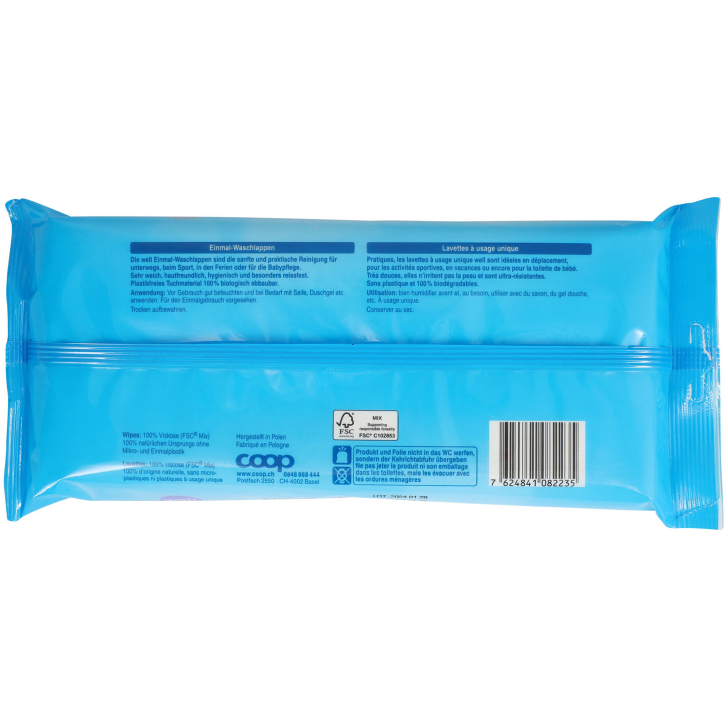 Fresh & Clean Einmal-Waschlappen