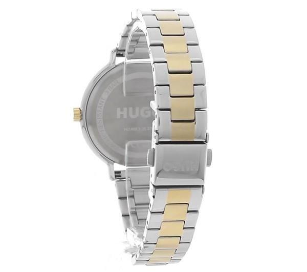 Hugo Edgy Two Tone Bracelet Watch Womens