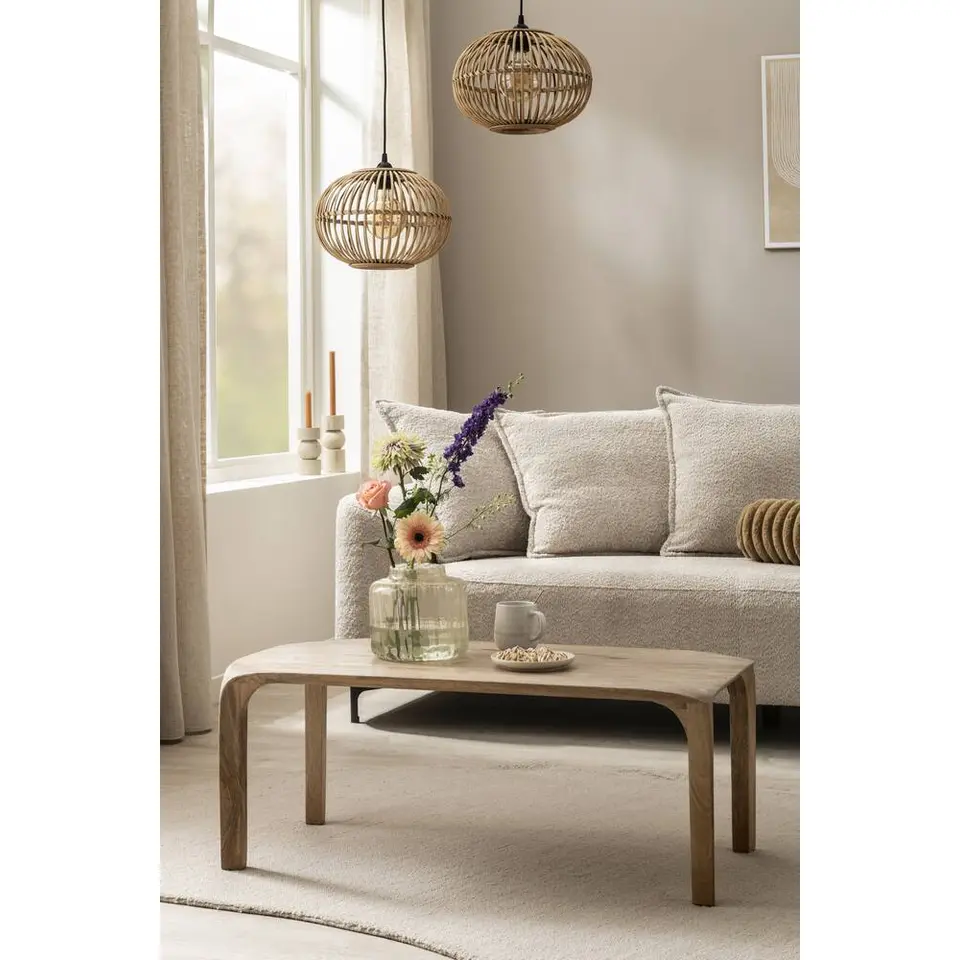 Salontafel Bansi - mangohout - 50x100x50 cm