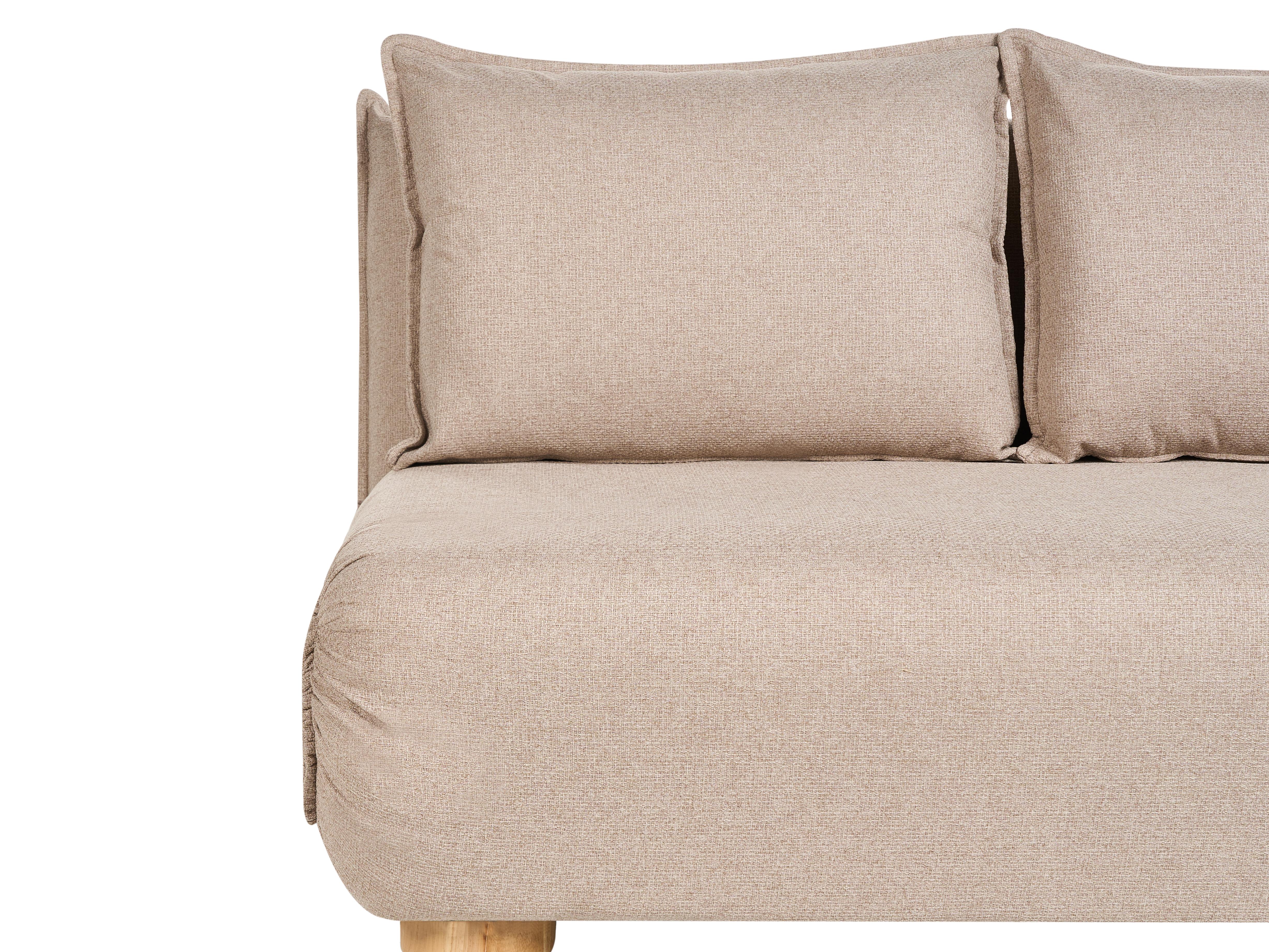 Slaapbank 2-zits ABISKO Kunstlinnen Beige