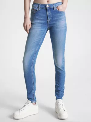 Calça jeans skinny Nora de cintura média