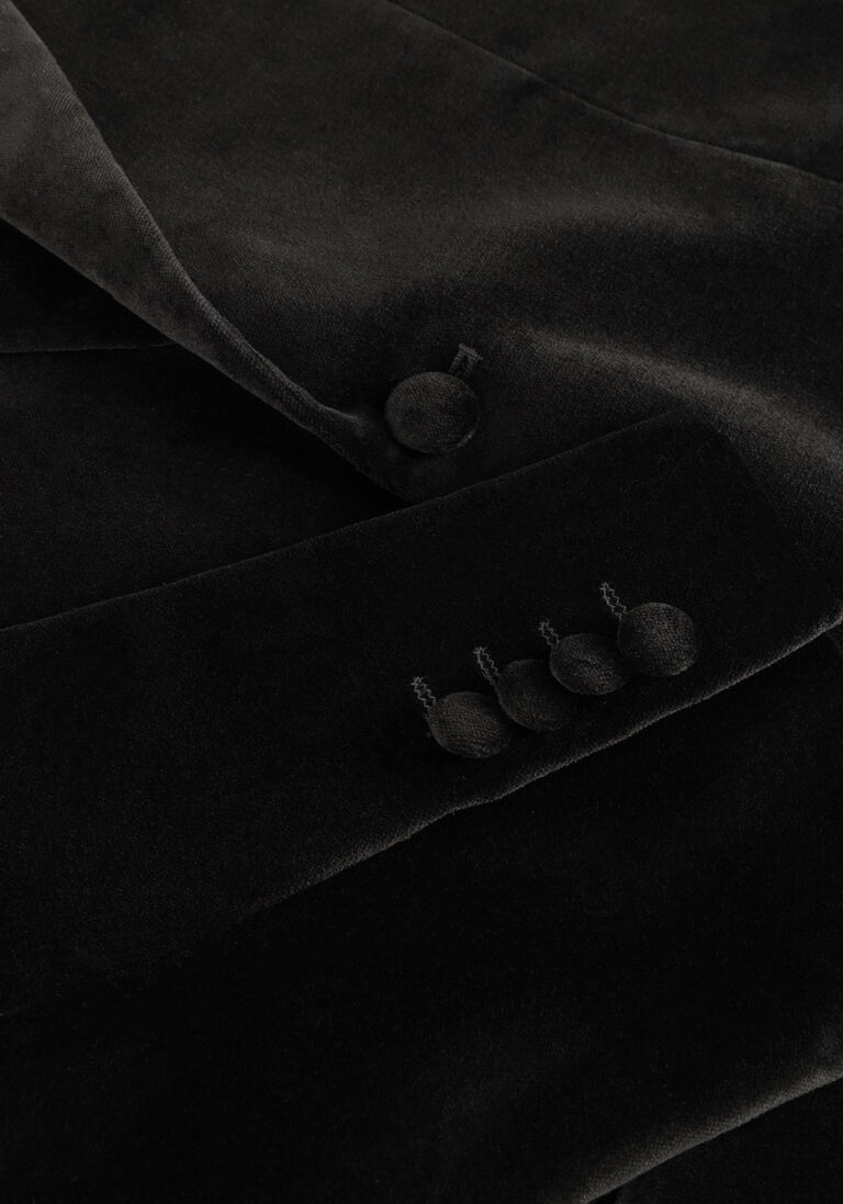 SELECTED HOMME zwarte selected homme colbert slhslim-hale velvet blz