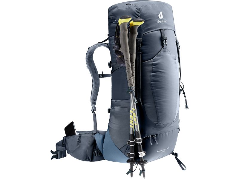 deuter Wanderrucksack Aircontact Lite 40   10 Black/Marine Trekkingrucksack