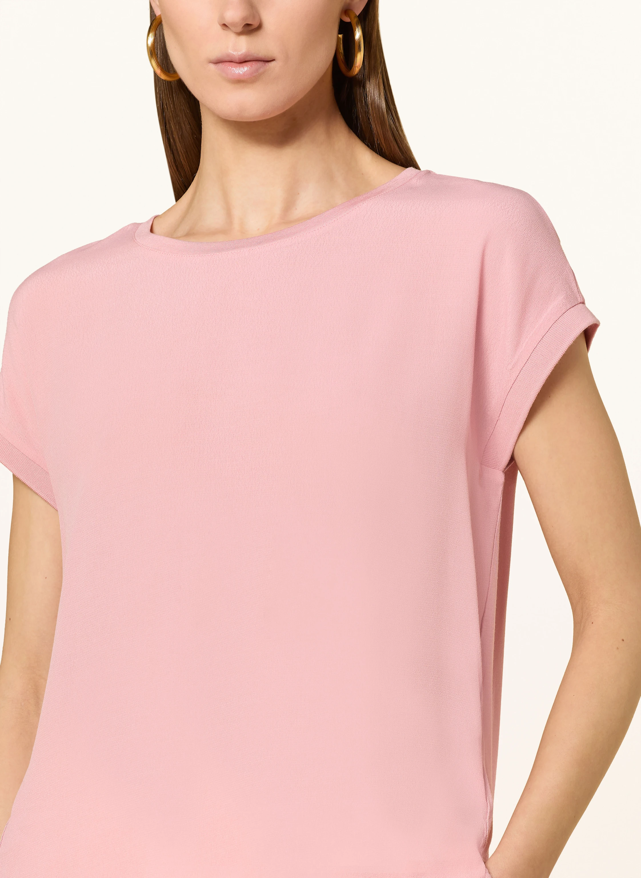 oui Blusenshirt im Materialmix