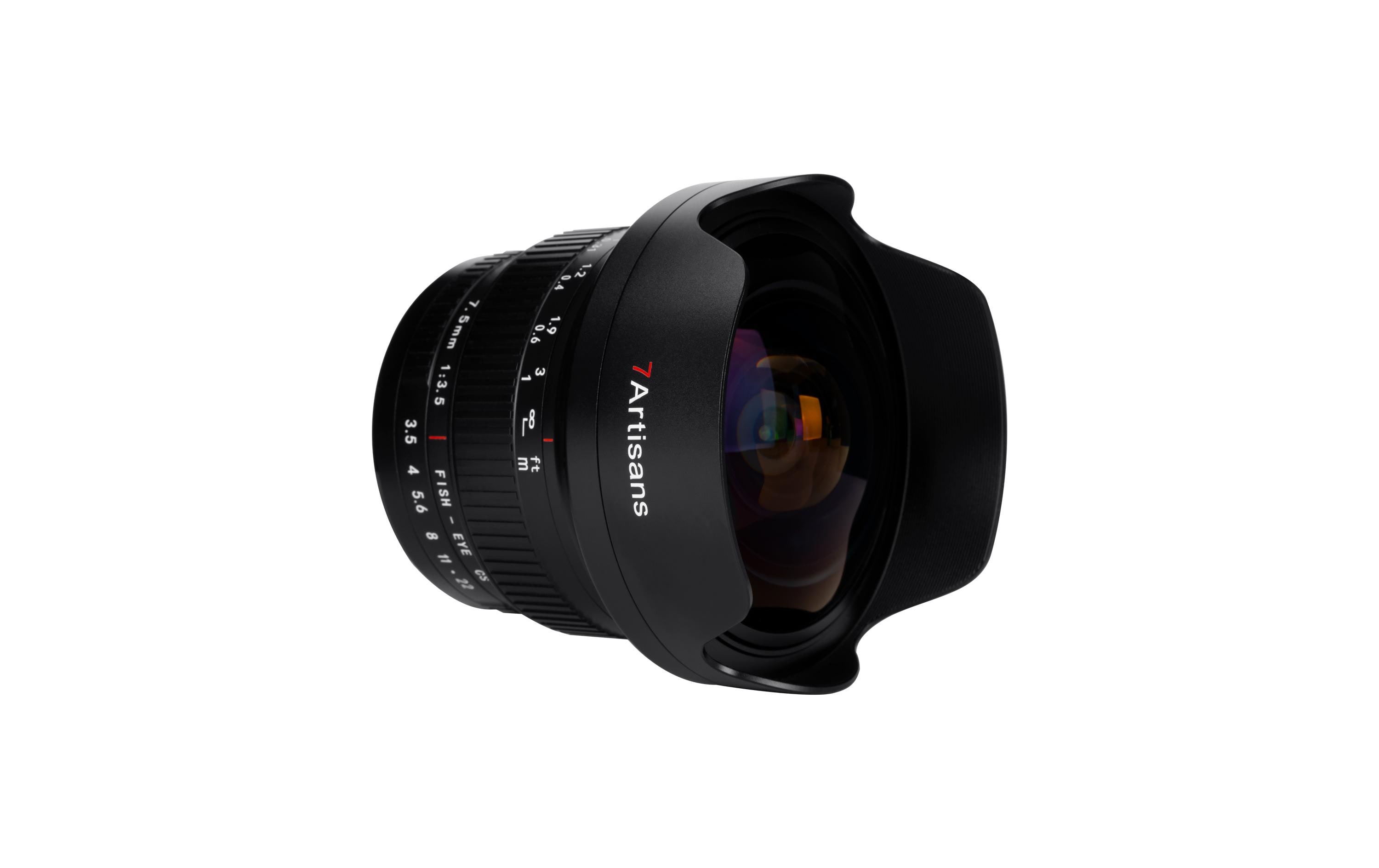 Festbrennweite 7.5mm F/3.5 Ultra Wide APS-C – Canon EF<br>Fisheye-Objektiv mit grossem Weitwinkel-Sichtfeld