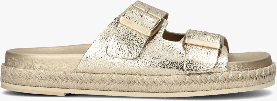 gouden lina locchi slippers met 2 gesp slipper espa zool