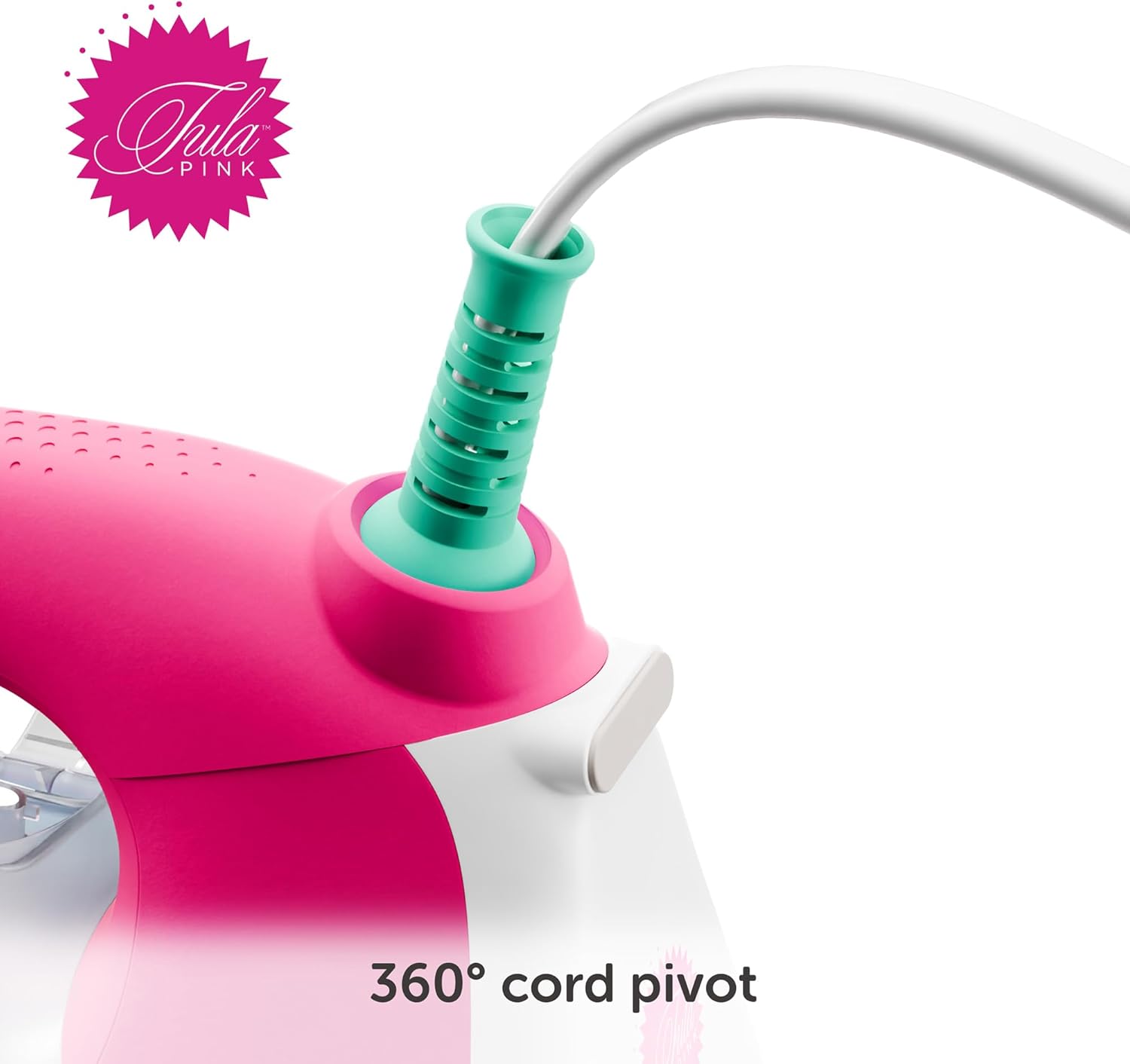 oliso TG1600 Pro Plus SmartIron mit automatischem Lift – zum Bügeln von Kleidung, Nähen, Quilten und Basteln | Diamond Ceramic-Flow-Bügelsohle, Tula Pink