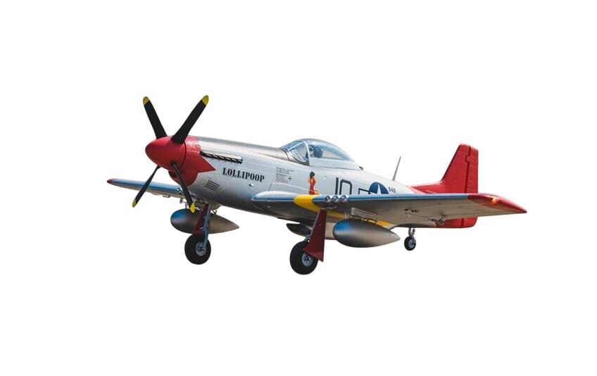 Warbird P-51 Mustang 850 mm PNP<br>RC-Flugzeug mit Vector-Stabi