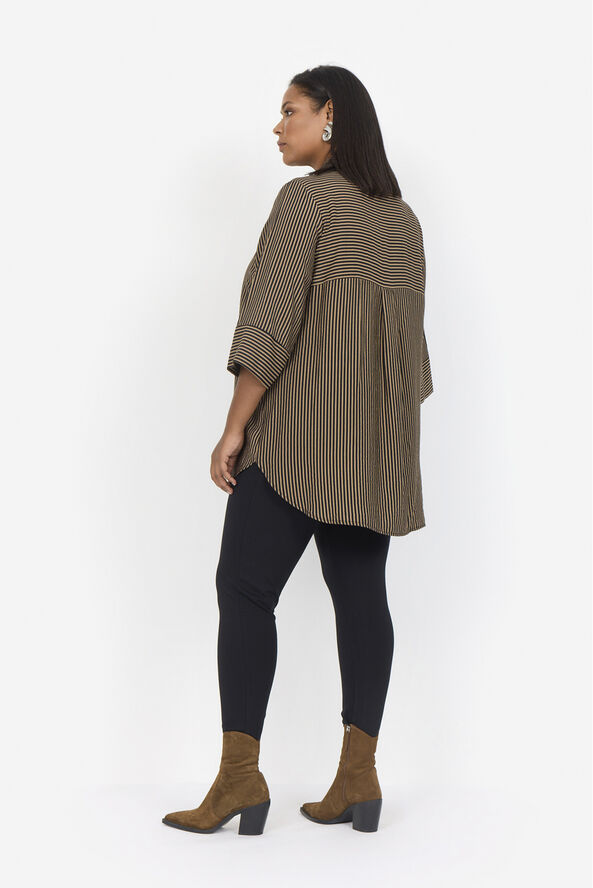 Wasabiconcept Curvy WA-GENTINA 2 Skjorte Mørk sand 8404c mørk sand