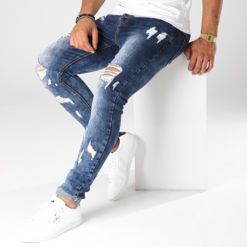 Jean Skinny LB054-7 Bleu Medium