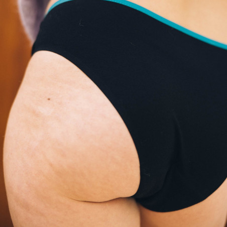 Smoon Culotte Menstruelle Coton Flux Moyen Noir