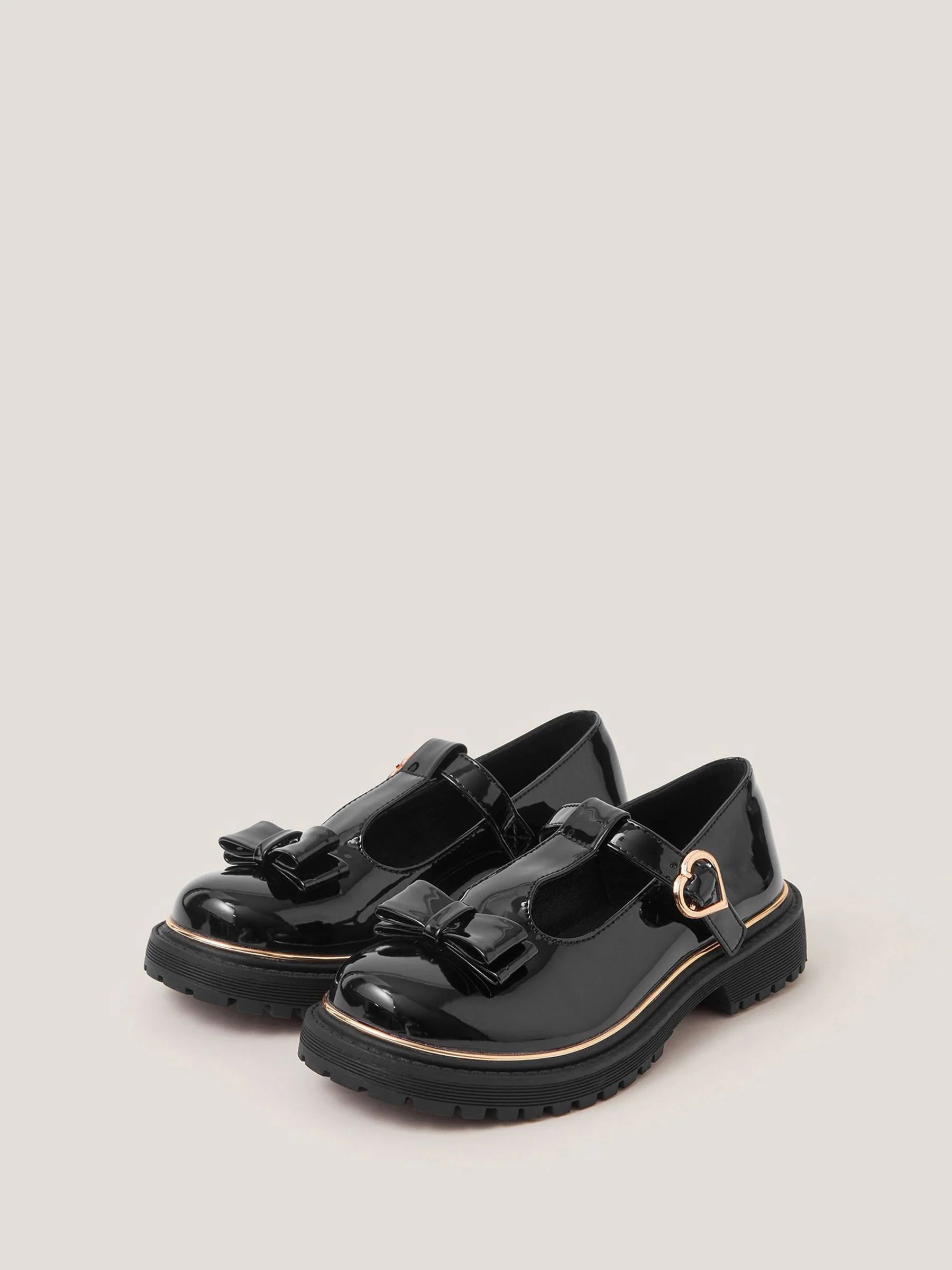 Monsoon Bow Patent Mary Jane Brogues