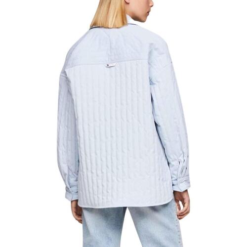 Tommy Jeans - TJW QUILTED OVERSHIRT Azul