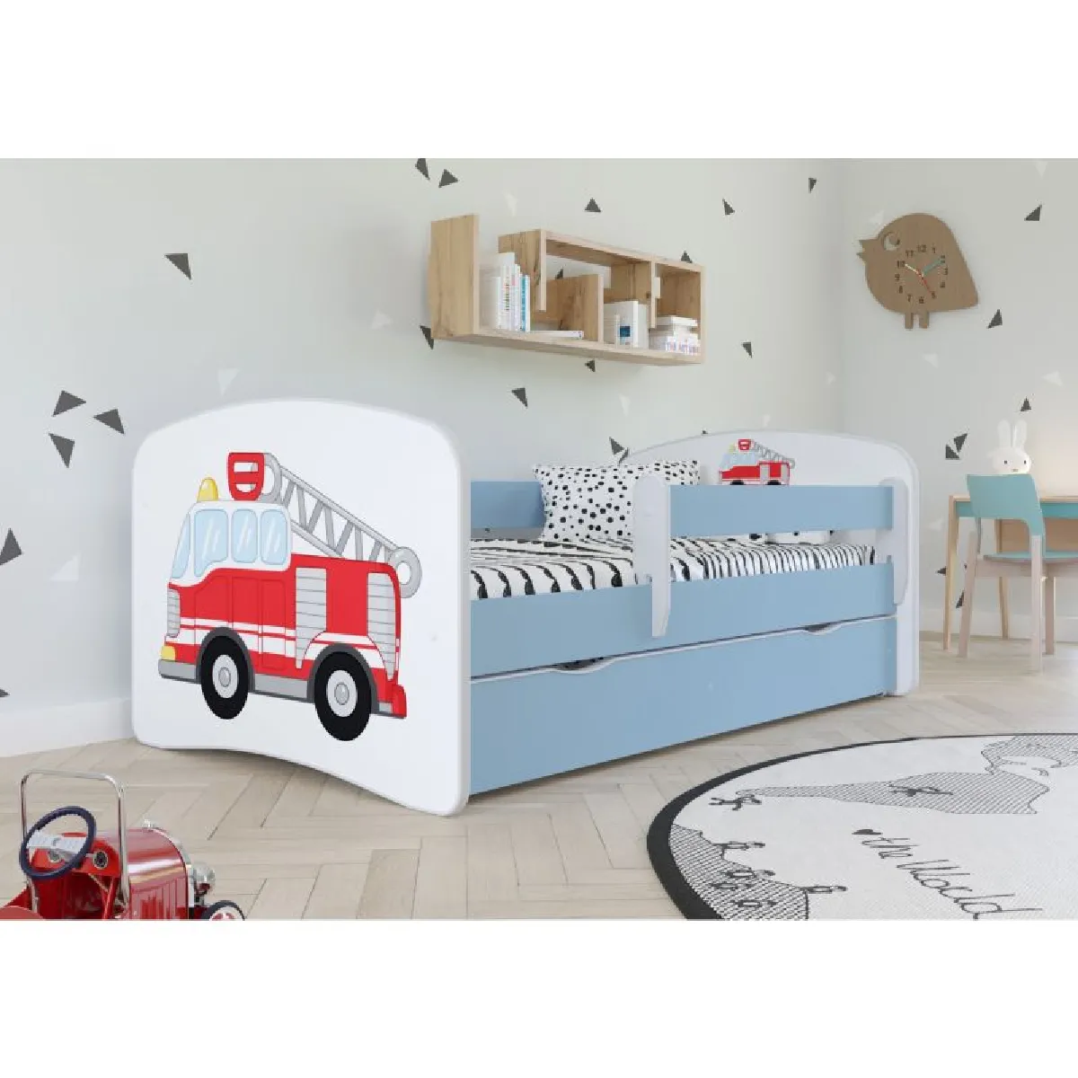 Lit Babydreams Pompier Bleu - 180/80