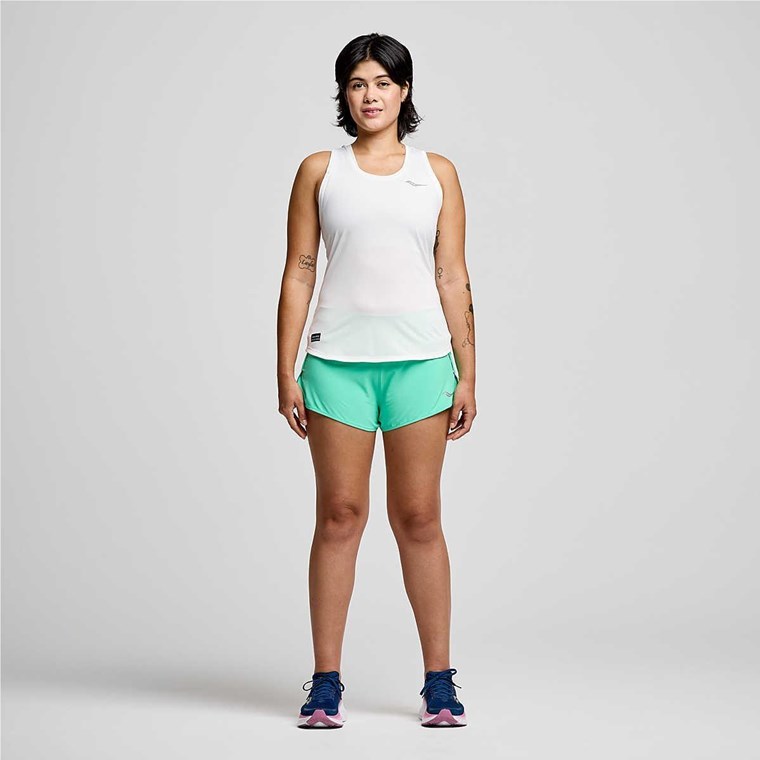 Saucony Stoppeklokke Singlet White