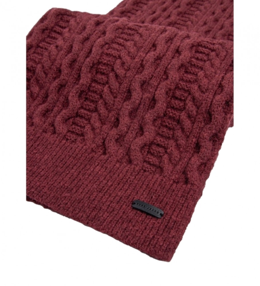 Cachecol Tallis cor bordô da Pepe Jeans