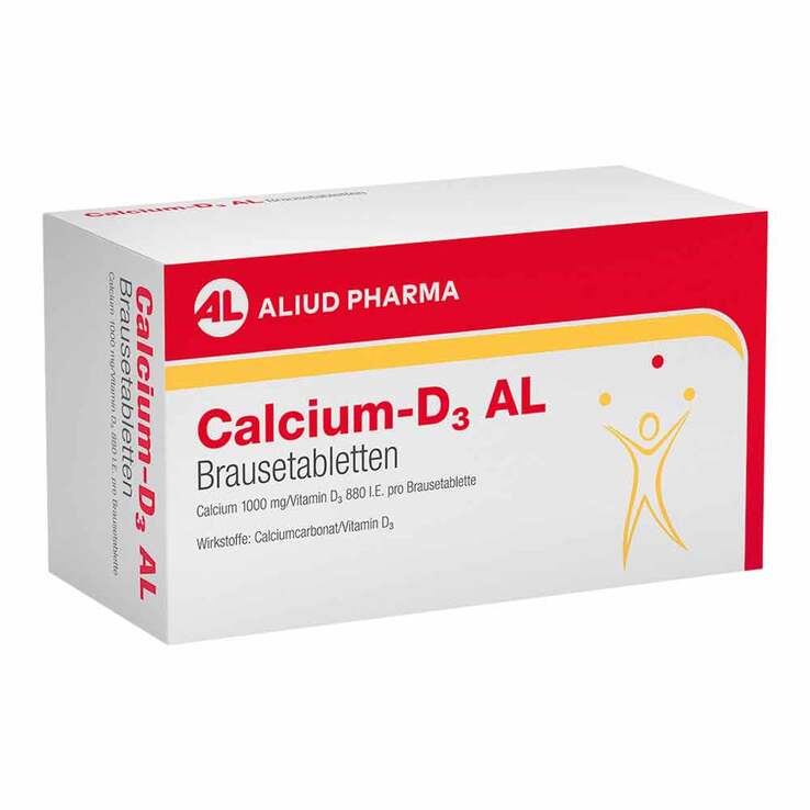 Calcium D3 AL Brausetabletten, 100 St