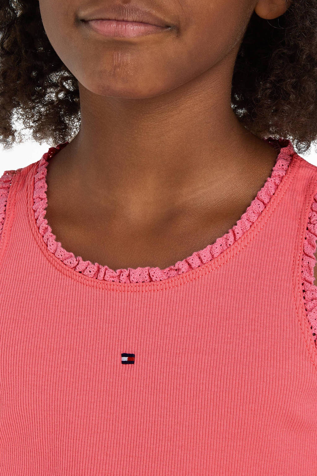 Tommy Hilfiger singlet koraal roze
