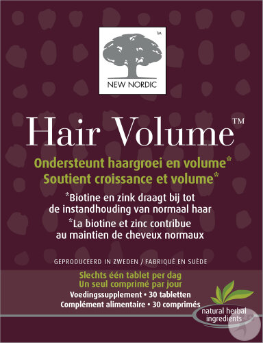 New Nordic Hair Volume Complément Alimentaire Pour Les Cheveux 30 Comprimés