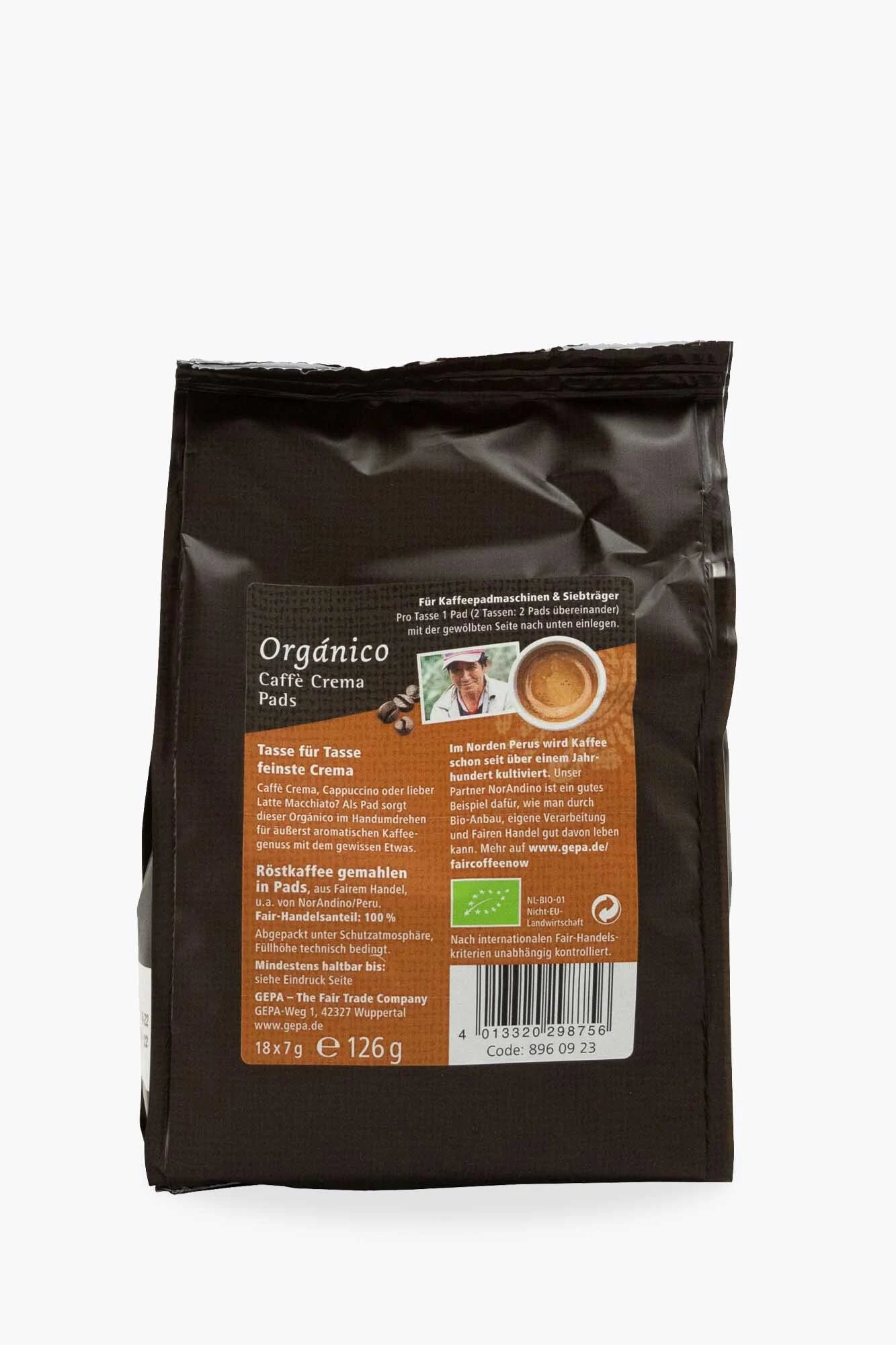 GEPA Bio Crema Pads 18 Pads Senseo® kompatibel
