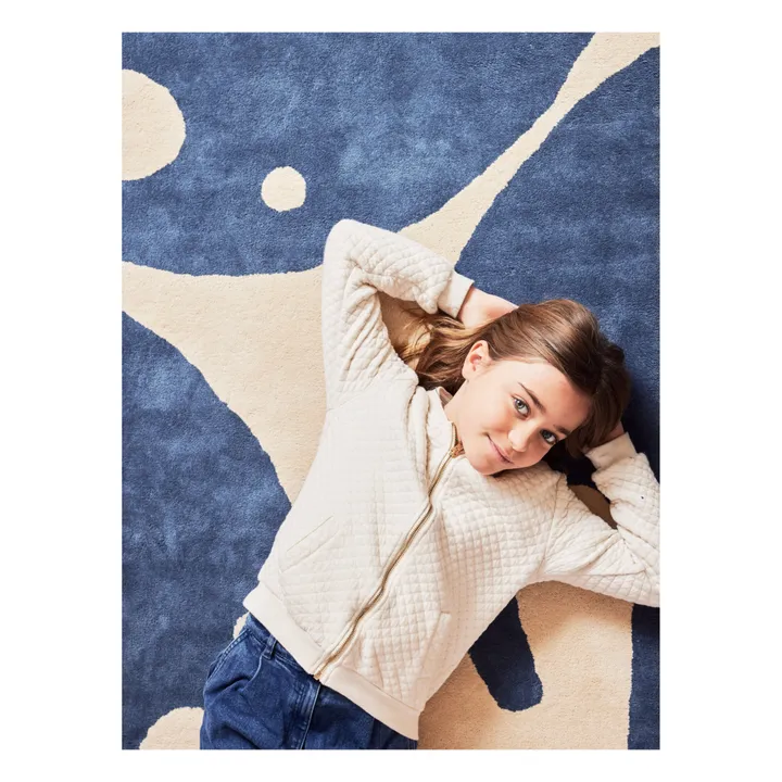 Bleuu-studio Tapis Eléphant | Bleu marine