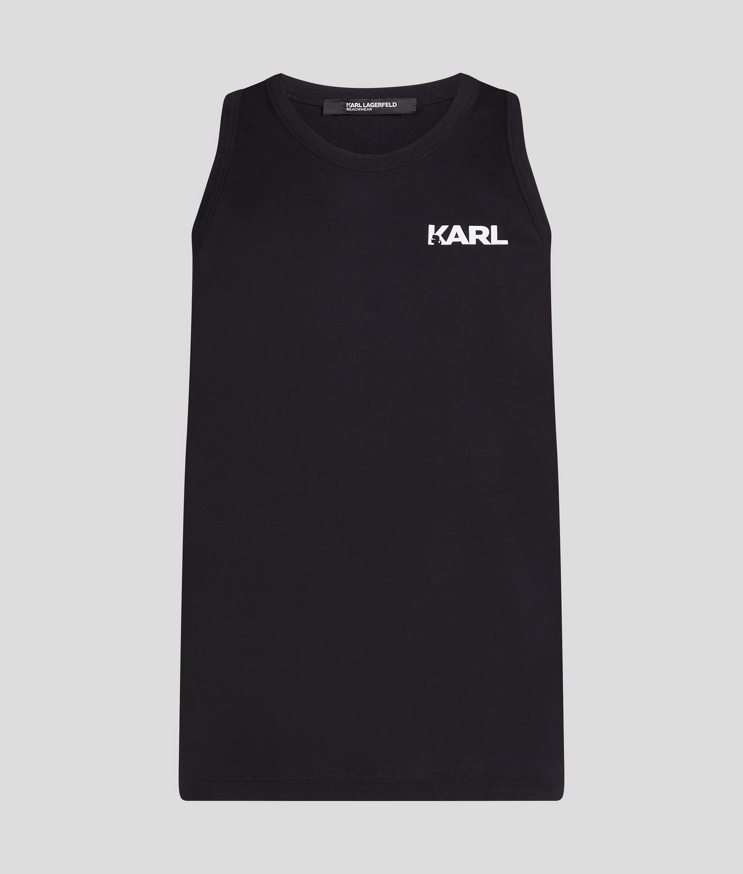 DÉBARDEUR DE PLAGE AVEC LOGO KARL - Noir