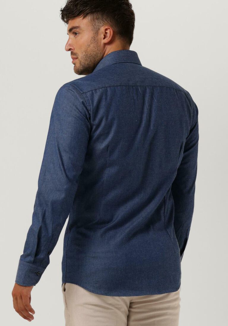 PORTO MILANO blauwe porto milano klassiek overhemd lagos