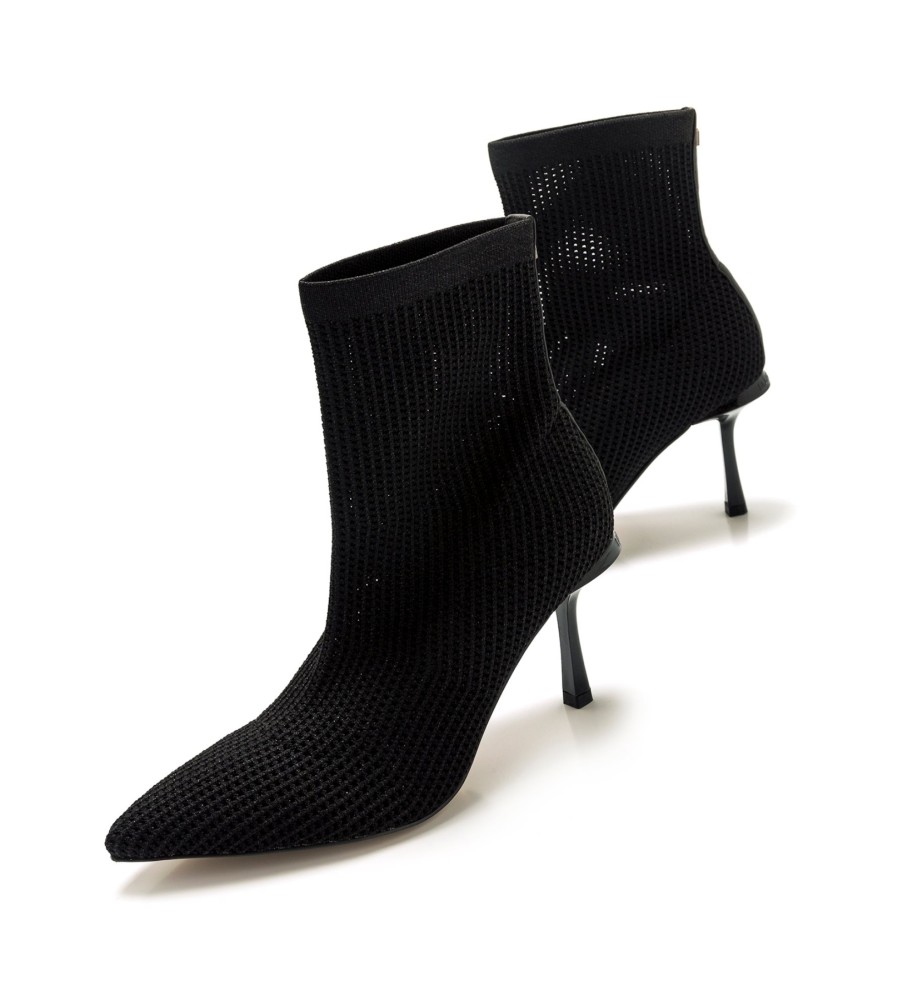 Botas pretas de cano curto Mariamare Biella - Altura do salto: 7 cm -
