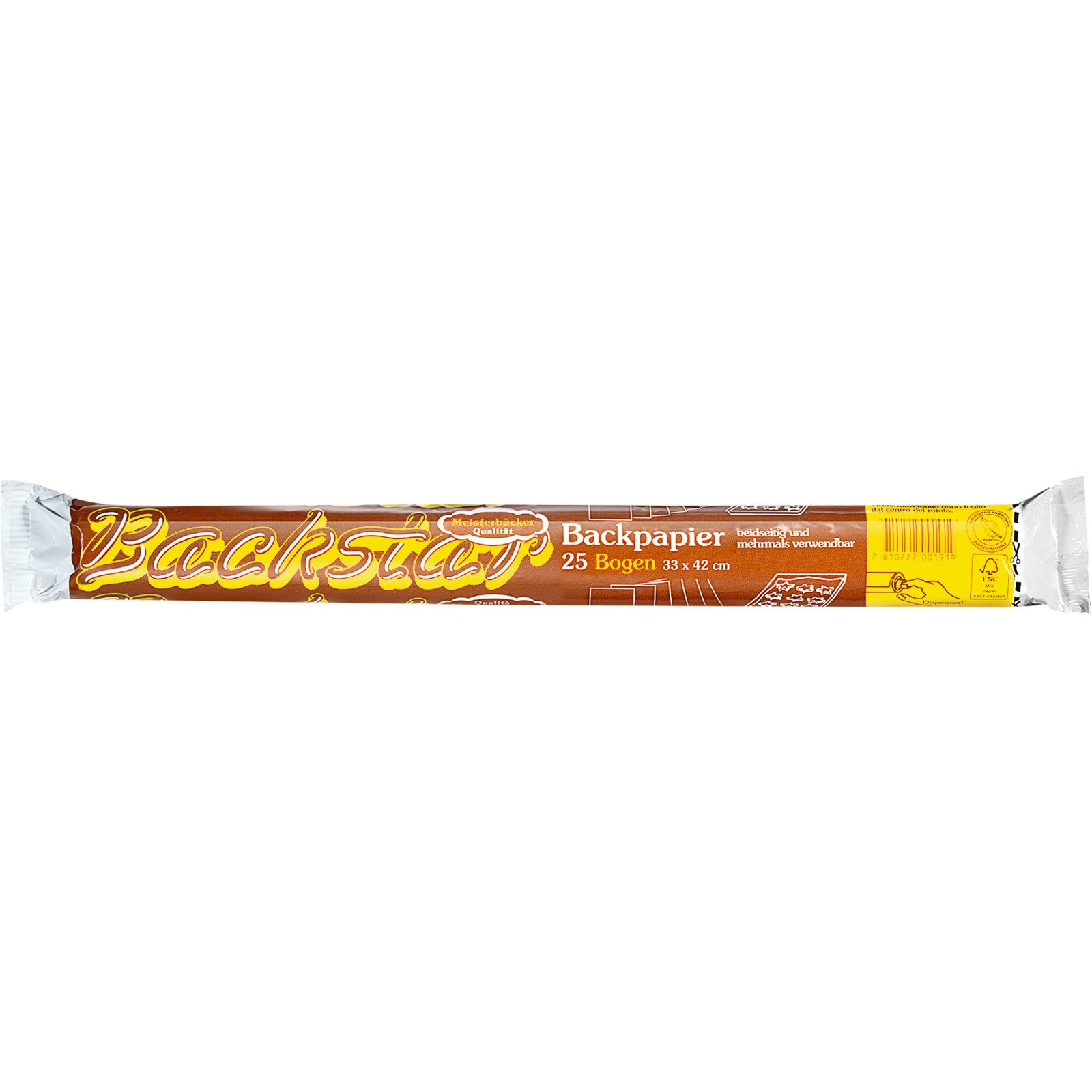 Backstar Backpapier, 25 Stück